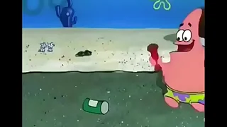 Patrick and spongebob Play with their leafblowers ig &commat;imgodb